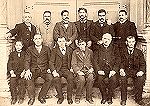 Grupo de Mordomos de 1904. (Imagem sem a moldura em carto - Foto de D. Maria Virgnia)