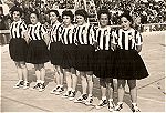 Equipa de Voleibol do Sporting de Espinho que jogou contra a da Acadmica de Espinho no Festival realizado em Maio de 1957 em lhavo.