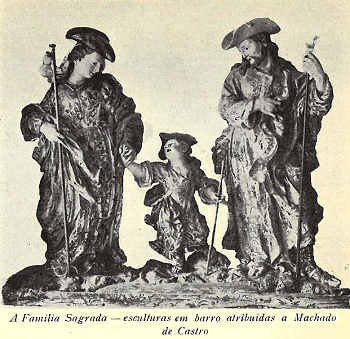 A Sagrada Famlia - esculturas de barro atribudas a Machado de Castro