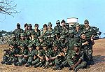 Grupo de combate de António Ferreira, no Grafanil em 1971.