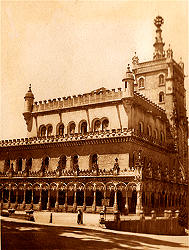 Aspecto do palcio do Buaco em 1922. Foto de Lvio Salgueiro. - Clicar para ampliar.