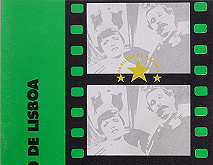 Brochura acerca do filme A Cano de Lisboa - Dim. 21x14,5 cm - Clicar para ampliar.