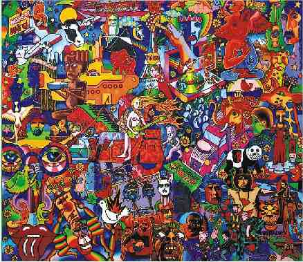 Memrias 60's 70's - Memories 60's 70's | leo s/ tela - Oil on canvas | 116,5x98 cm. - 2003