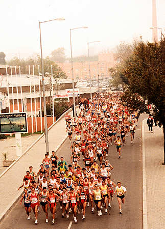 Segunda meia-maratona de 1996 - Clicar para ampliar.