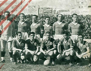 Equipa do Sport Lisboa e Elvas em 1946. Clicar para ampliar.