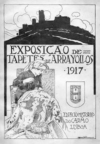 Exposição de Tapetes de Arraiolos de 1917. Clicar para ampliar.