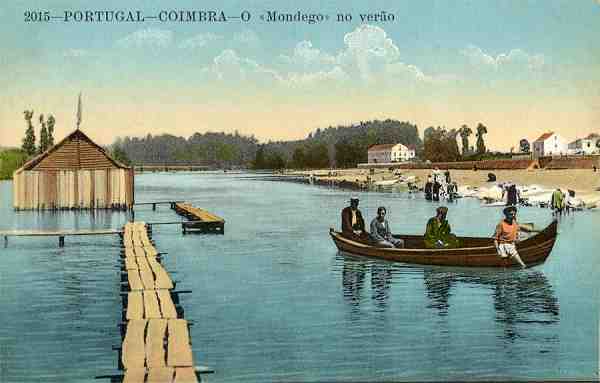 N. 2015 - Portugal-Coimbra: O Mondego no Vero - Union Postale Universelle - Sem editor - Dimenses: 14x9 cm. - Col. Aurlio Dinis Marta.