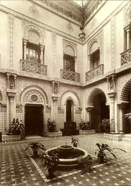 S/N - Interior da Casa do Alentejo - 1918. Ptio rabe - Edio G.C.E. Casa do Alentejo, 1999 - Dimenses: 10,5x15 cm.