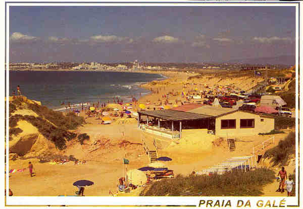 N. 3422 - Praia da Gal Algarve - Edio FOTO-VISTA, Algarve Tel. (082) 53324 - Lisboa (01) 3970303 - S/D - Dimenses: 15x10,3 cm. - Col. Graa Maia
