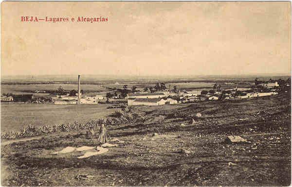 SN - BEJA - Lagares e Alcaarias - Edio da Ourivesaria Galinoti - SD - (Circulado em 1918) - Dim. 8,6x13,8 cm - Col. Jaime da Silva.