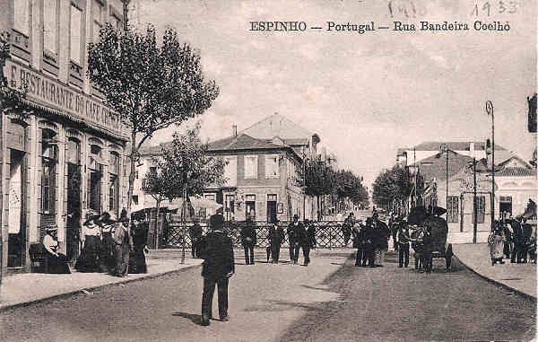 SN - Portugal. Espinho - Rua Bandeira Coelho - Editor Reis & Dias - SD - Dim. 14x9 cm. - Col. M. Chaby