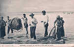N 120 - Portugal. Espinho. Lavagem da sardinha e conduco de cordas - Editor Emlio Biel - Dim. 14x9 cm. - Col. M. Chaby