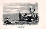 SN - Portugal. Espinho. Na praia d'Espinho -  Editor J. P da Conceio, Porto - 1904 - Dim. 14x9 cm. - Col. M. Chaby