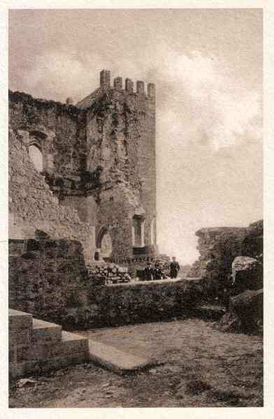 S/N - LEIRIA-Portugal Castelo parte desmantelada do lado ocidental da Alcova (finais da dcada de 1920) - Editor Jorlis, Edies e Publicidade,  Ld - S/D - Dimenses: 14x9 cm. - Col. R. Gaspar.