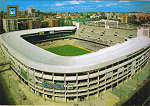 N 128 - MADRID. Estadio Santiago Bernabeu - Ed. L. DOMINGUEZ - MADRID. ESCUDO DE ORO FISA I.G. - Palaudarias,26 - Barcelona - Printed in Spain - SD - Dim. 14,7x10,3 cm - Col. Manuel Bia (1984)