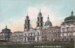 N 1017 - Real Convento de Mafra (1) - Editor B.P. - Dim. 140x90 mm - Col. A. Monge da Silva (cerca de 1905)