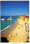 Praia da Rocha-Algarve - Edio Vistal 082-475109 - OLIMAR, Foto W. Mller - S/D - Dimenses: 10,2x15 cm. - Col. Graa Maia