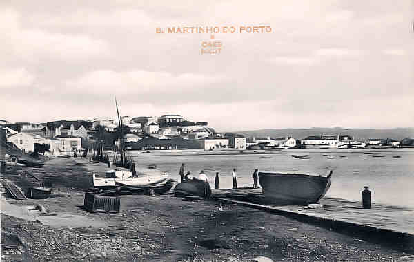 N 8 - Portugal - S. Martinho Porto. Caes - Editor Paulo E Guedes - Dim. 90x14 cm. (1902) - Col. M. Chaby