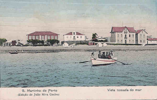 SN - Portugal. S. Martinho do Porto. Vista tomada do mar - Editor Julio Mira Coelho - Dim.9x14 cm. - Col. M. Chaby