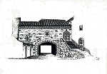 N� 10 - VISEU. Largo A. Jos� Pereira. Desenho de Jorge Braga da Costa - Edi��o JLNA - SD - Dim. 15x10,5 cm. - Col. A. Monge da Silva