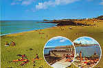 N.º 1191 - S. MIGUEL - Açores Ponta Delgada Praia do Pópulo. Piscina e Clube Naval - Ed. CÓMER - Trav. do Alecrim, 1 - TELF.328775 LISBOA-PORTUGAL - S/D - Dim. 14,9x10,5 cm. - Col. Manuel Bóia (1981).