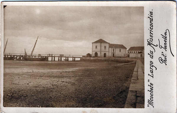 SN - "Alcochete" Largo da Misericrdia - Ed R. Guilleminot, Boespflug et Cie - Paris - SD - Photo Tarella - Dim. 9x14 cm. - Col. Jaime da Silva - (Circulado em 1918)