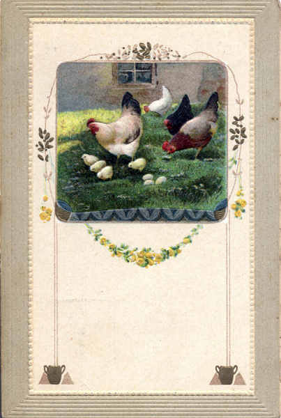 SN - Postal em relevo de cerca de 1910 - Edio F&S - Dim. 13,9x9,2 cm - Col. Amlcar Monge da Silva