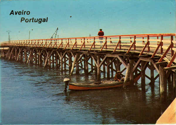 N. 823 - AVEIRO  - Portugal Ponte para a Barra - Ed. Supercolor - Dimenses: 14.8x10,4 cm - Col. Mrio Silva.