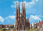 N 1507 - Barcelona. Templo da Sagrada Famlia (3) - Editor La Bandera - Adquirido em 1977 - Dim.  21,5x15,1 cm - Col. Amlcar Monge da Silva