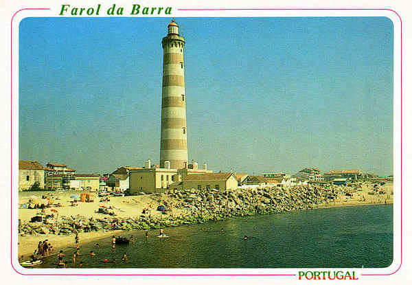 N. 46 - FAROL DA BARRA (Aveiro) - Ed. ncora - S/D - Dim.15x10,5 cm - Col. Mrio Silva.