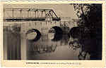SN - CORUCHE - A moderna ponte e a antiga Ponte da Cora - Editor Roiz, Lda - SD - Dim. 8,7x13,7 cm - Col. Jaime da Silva (Circulado em 1917)