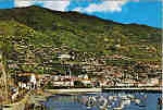 MD 113 - FUNCHAL (Madeira) Vista Leste - Ed. Hans Huber KG Agente no Funchal: F. Ribeiro, Rua Nova de S. Pedro, 27, telef. 23930 - SD - Dim. 14,7x10,4 cm. - Col. Ftima e Manuel Bia (1975).