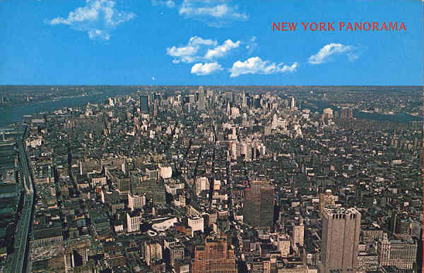 N 160510 - New York Panorama - Editor Nespers Map & Guide, New York - Dim. 13,8x8,9 cm - Col. A. Monge da Silva (cerca de 1960)