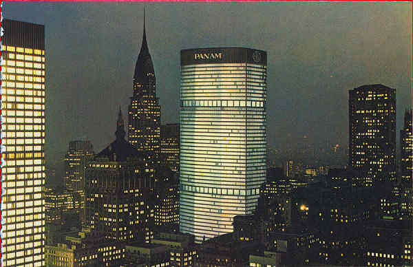 N P50023 - Pan Am Building - Editor Ogden Foods Service Corp. - Dim. 13,9x9 cm - Col. A. Monge da Silva (cerca de 1980)