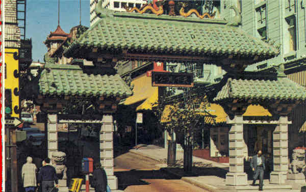 N 5P301615 - San Francisco - China Gate - Editor Smith Novelty Co, San Francisco - Dim. 14x9 cm - Col. Amlcar Monge da Silva (- Adquirido em 1979)