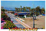 Ref 14 - Torremolinos - Costa del Sol. Paseo Martimo - Rd. L. Dominguez Foto Sergio Reyes - Dim.15x10,3 cm - Col. Mrio Silva