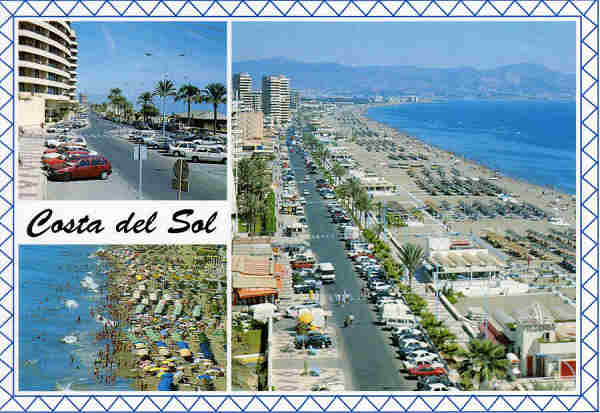 Ref. 50 - Costa del Sol Playas de Torremolinos - Ed. Almacenes Regalosol Andaluzia S.L. - Dim. 15x10,5 cm. - Col. Mrio Silva