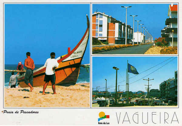 N. 68 - VAGUEIRA (VAGOS) Praia dos Pescadores - Ed. Artes Graficas - S/D - Dim. 15x10,5 cm - Col. Mrio Silva.