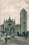 N 48 - Aveiro - Igreja e Cruzeiro da Snr da Glria - Edio Papelaria Borges, Coimbra - Dim. 139x89 mm - Col. A. Monge da Silva (cerca de 1910)