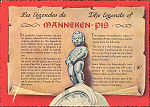 N 182 - Histria do Manneken Pis - Edio K W Ernst, Bruxelas - Dim. 14,7x10,5 cm - Carimbo Postal 1967 - Col. A. Monge da Silva (c. 1967)
