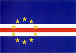 N. 81 - Bandeira da Repblica de Cabo Verde Capital: Praia; 4.033 Km2; 437.000 habitantes; linguagem: portugus - Ed. SODADE * Berlin - St Maria * sodade@t-online.de - SD - Dim. 16,1x10,3 cm - Col. Manuel Bia (2011)