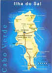 SN - Mapa SL  Ilha do Sal Cabo Verde - Ed. PiLu Bela Vista - tel +2382324267 - Cartografia: Dr. Pitt Reitmaier www.bela-vista.net - SD - Dim. 10,5x14,8 cm - Col. Manuel Bia (2011