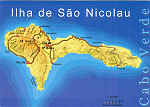 SN - Cabo Verde. Ilha de So Nicolau - Ed. PiLu Bela Vista - tel +238 324267 - Cartografia: dr. Pitt Reitmaier www.bela-vista.net - SD - Dim. 14,8x10,5 cm - Col. Manuel Bia (2011).