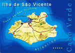 SN - Mapa - CV - Cabo Verde. Ilha de So Vicente - Ed. Informao Turstica - Lucete Fortes - Mindelo - Cabo Verde - tel +238 2324267 Cartografia: Dr. Pitt Reitmaier www.bela-vista.net - SD - Dim. 14,8x10,5 cm - Col. Manuel Bia (2011)