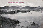 N 4640 - Vista Geral de S. Vicente - Editor Alterocca, Terni, Italia - Dim. 140x90 mm - Carimbo Postal 30SET1908 - Col. A. Monge da Silva