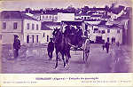 SN - FERRAGUDO. Entrada da povoao - Edio Jacintho Rosa Aguiar, Ferragudo - Clich de Agostinho D. Jesus - Dim. 14x9 cm - Col. Amlcar Monge da Silva (cerca de 1920)