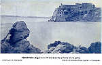 SN - FERRAGUDO. Praia Grande e Forte - Edio Jacintho Rosa Aguiar, Ferragudo - Clich de J. Bernardo - Dim. 14x9 cm - Col. Amlcar Monge da Silva (cerca de 1920)