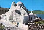 T 73 -  Ilha de Myconos, Igreja da Sta Maura - Edio Ger. Loucatos, Athens - Dim. 15x10,4 cm - Col. A. Monge da Silva (c. 1971)