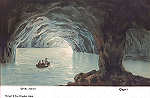 N 19918 - Capri, Grotta Azzura - Editor Stengel & Co, Dresden, Alemanha - Dim. 14x9 cm - Col. Monge da Silva - comprado cerca 1907