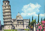 SN - Pisa, Torre pendente e abside da catedral - Editor G.S., Pisa - Dim. 14,8x10,3 cm - Col. Monge da Silva - Adquirido c. 1976